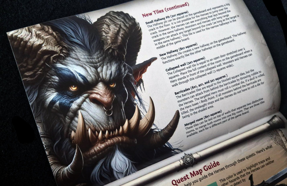ExtraQuest Revenge of the Mountain Orcs Expansion **ENGLISH** (Heroquest 2021)
