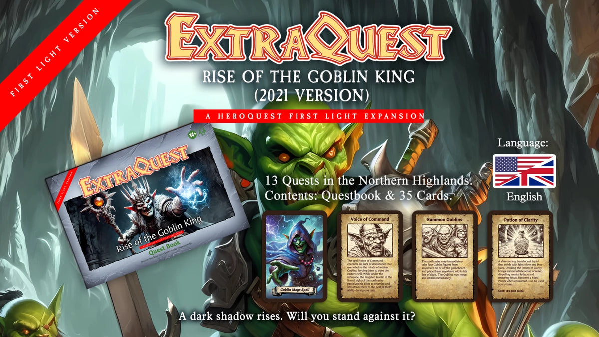 ExtraQuest Rise of the Goblin King Expansion **ENGLISH ONLY** (Heroquest First Light 2025 Edition)