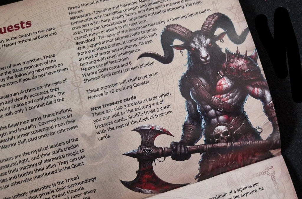 ExtraQuest Dawn of the Beastman Expansion **ENGLISH ONLY** (Heroquest 2021 Edition)