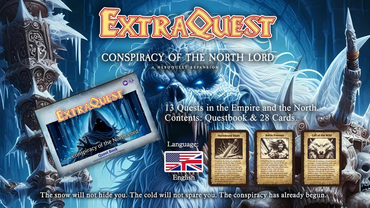 ExtraQuest Conspiracy of the North Lord Expansion **ENGLISH ONLY** (Heroquest 2021 Edition)