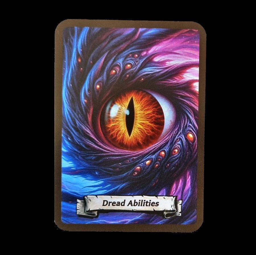 ExtraQuest Dread Abilities cards **ENGLISH ONLY** (Heroquest 2021 Edition)