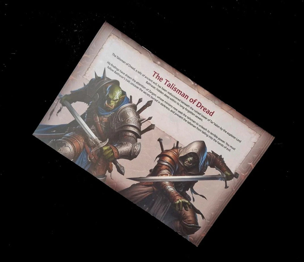 ExtraQuest Talisman of Dread Expansion **ENGLISH ONLY** (Heroquest 2021 Edition)