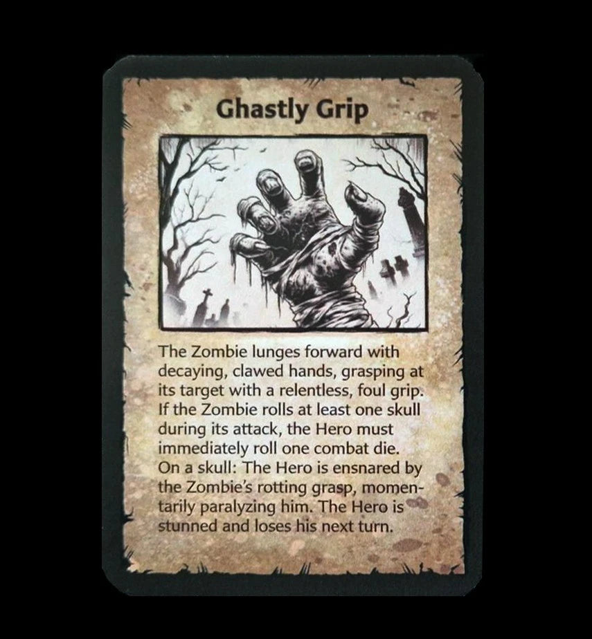 ExtraQuest Monster Skill cards Set II - Undead **ENGLISH ONLY** (Heroquest 2021 Edition)