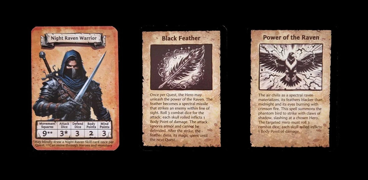 ExtraQuest Brotherhood of the Night Raven **ENGLISH ONLY** (Heroquest 2021 Edition)