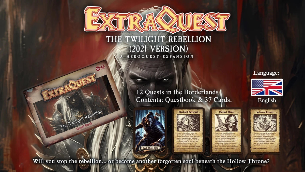 ExtraQuest The Twilight Rebellion Expansion **ENGLISH ONLY** (Heroquest 2021 Edition)