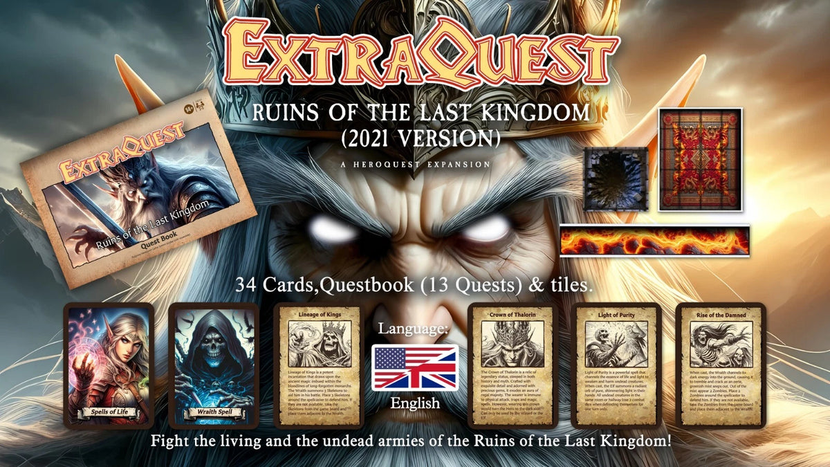 ExtraQuest Expansion Ruins of the Lost Kingdom (Heroquest 2021 Edition)