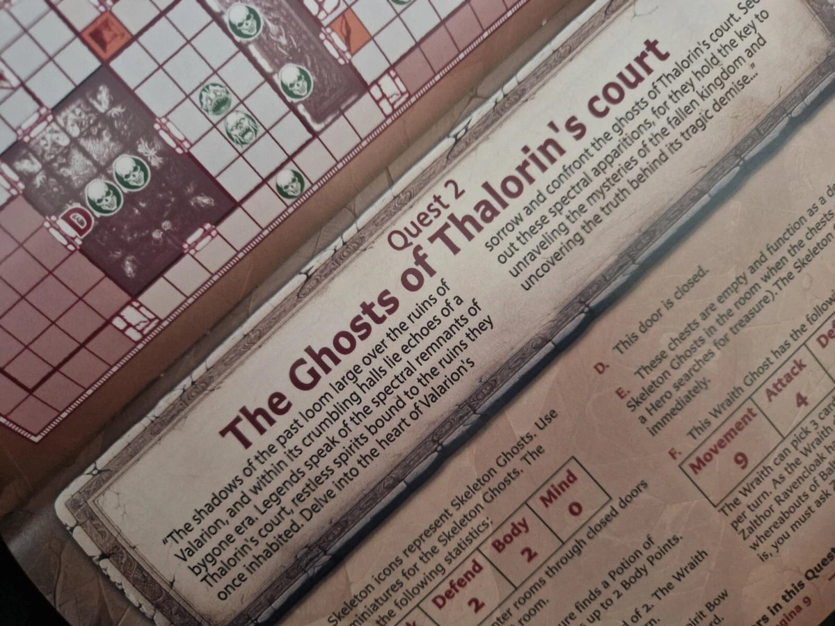 ExtraQuest Expansion Ruins of the Lost Kingdom (Heroquest 2021 Edition)